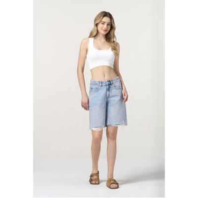 casual versatile denim shorts