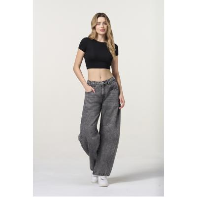 casual loose-fit denim jeans